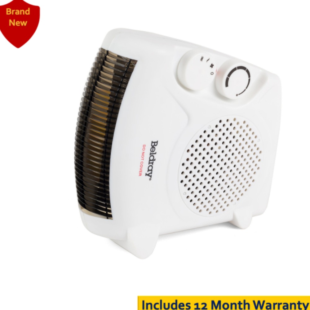 BELDRAY UPRIGHT/FLATBED PORTABLE FAN HEATER WITH COOL AIR FUNCTION